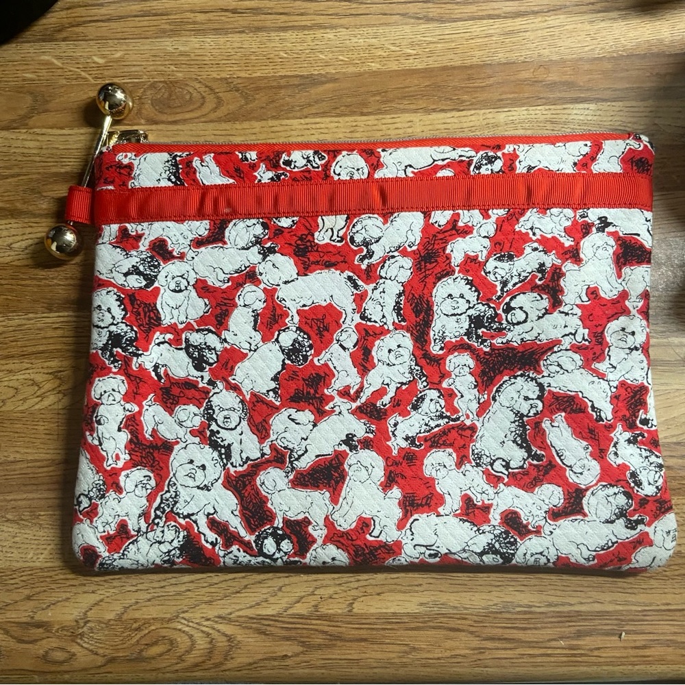 Carolina Herrera Neiman Marcus Target Makeup Case Bag Travel bag Retro Art Deco
